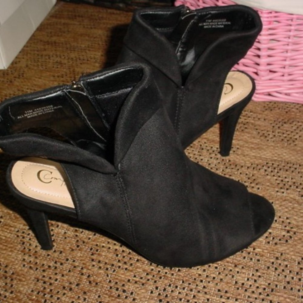 CATO New Peep Toe & Heel Side Zip Heels Size 11